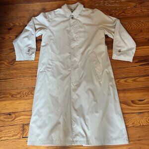 VINTAGE Barbour Lined CLASSIC  Beige Trench Men's Medium